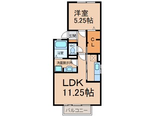 ウィルモア郷中の物件間取画像